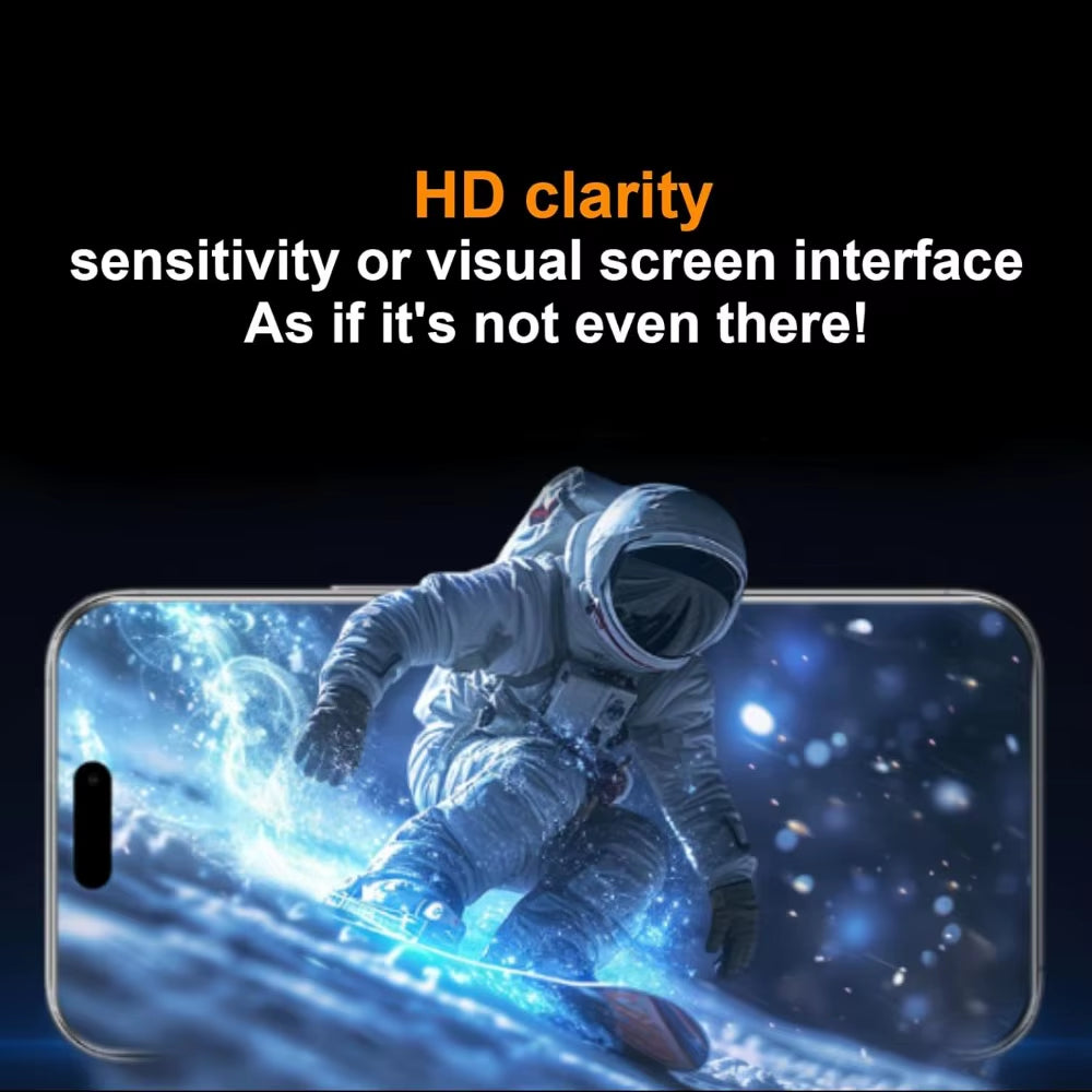 Dust Free Easy Install Tempered Glass for Iphone 17 Pro Max 17 Air HD Clear Screen Protectors Auto Fit Film for Iphone 17 17Pro