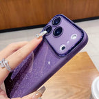 Fashion Glitter Gradient Color Case for Iphone 17 Pro Max 17Air 16 15 plus 17Pro Built in Lens Film to Protect the Phone Case